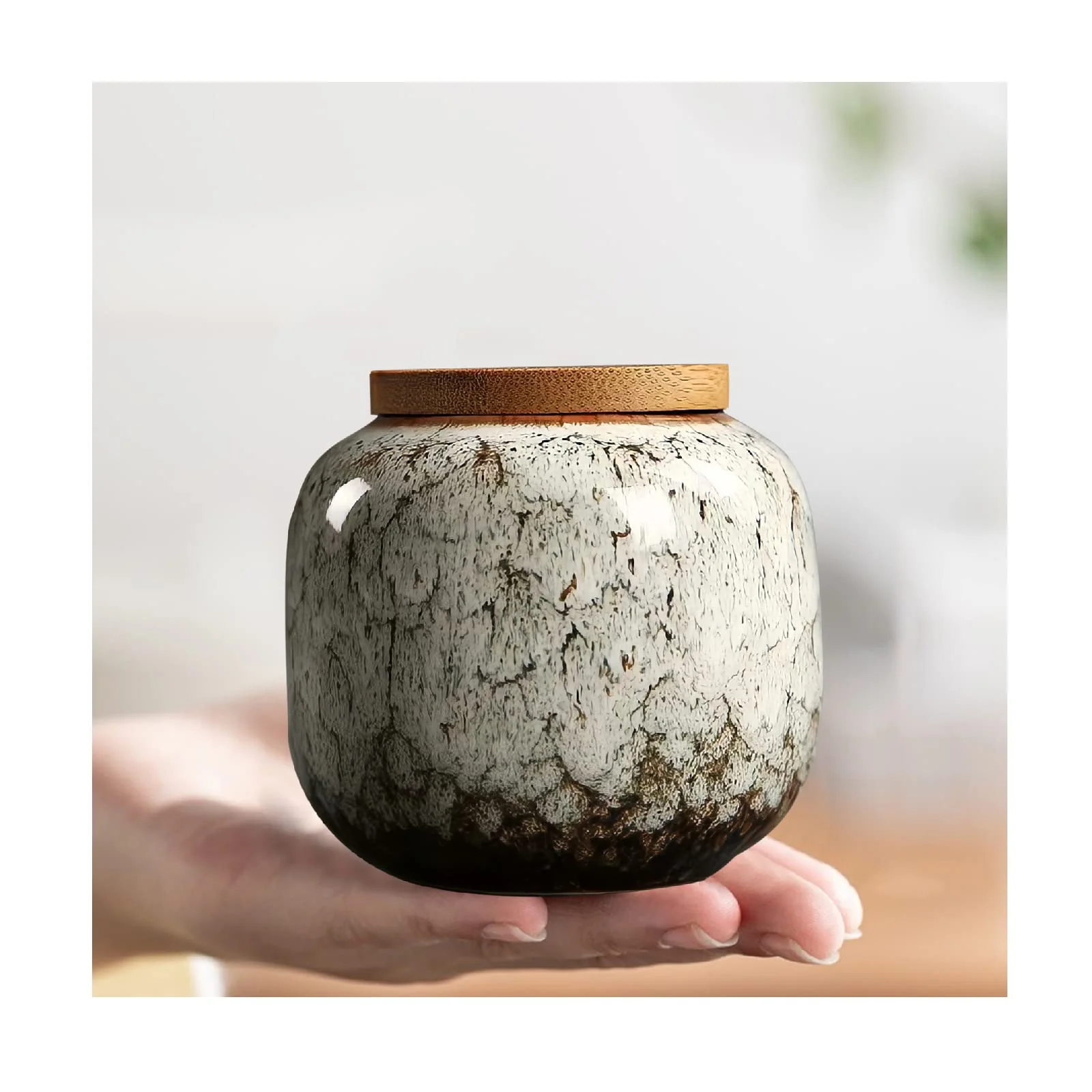 Decorative Mini Ceramic Keepsake Urn